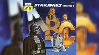 1984 Star Wars Adventures in ABC Read-Along Story Book and Cassette