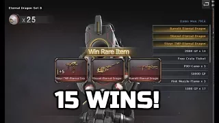 CrossFire NA: Winning all Eternal Dragon weapons | 15 WINS!