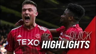 Quick highlights | Aberdeen 3-0 Hearts