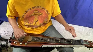 Hotel California - Solo - Lap Steel in Open D tuning using the Duesenberg Benders