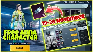 Get Free Anna Character Vouchers | How To Get Anna Character Free In BGMI