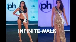 Look! Rachel Peters INFINITE WALK Famous sa Miss Universe