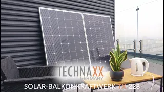 Technaxx Solar-Balkonkraftwerk 600W (10m) TX-228 (Deutsch)