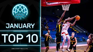Top 10 PLAYS | January | Basketball Champions League 2021-22