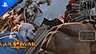 God Of War 3 Remastered - Kratos Vs Hercules (PS5 60FPS 4K)