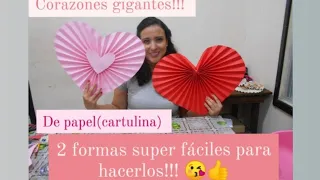 CORAZONES GIGANTES DE PAPEL/ROSETONES EN FORMA DE CORAZÓN!!!