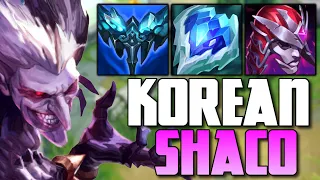 I TRIED THE KOREAN SHACO BUILD!! (IT'S A MEME) - Pink Ward Shaco