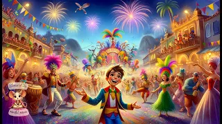Luca’s carnival adventure in Rio de Janeiro 🎉🇧🇷 | BedTime Story | English Fairy Tale