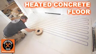 Heated Floor on Concrete Slab with Strata Heat