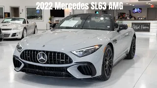 2022 Mercedes SL63 AMG walk-around. Available at Burnyzz!