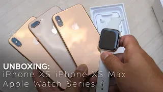 ASMR: iPhone XS,  iPhone XS Max & Apple Watch Series 4 Unboxing