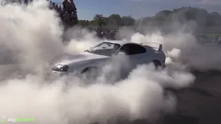Toyota Supra Turbo Sounds from Hell Compilation. Crazy Flames!!