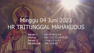Renungan Harian Katolik Minggu 4 Juni 2023, Yoh 3:16-18