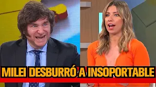 MILEI DESBURRÓ A PERIODISTA INSOPORTABLE