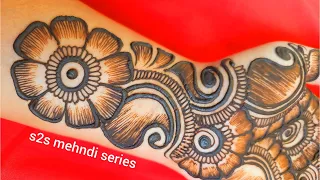 Very Easy And Simple Mehndi Designs For Front Hand #shorts #eidmehndi