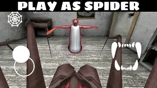 GRANNY TOP HACK - PLAY AS SPIDER !! BEST HACK OF GRANNY HORROR GAME