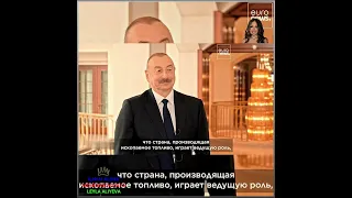 Prezident (Kral) İlham Əliyevin “Euronews” televiziyasına müsahibəsi.