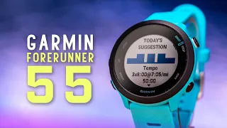 Garmin Forerunner 55 Review - Buying Your First GPS Watch in 2022? Comfort + Surprising New Features