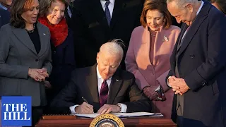 BREAKING: President Biden Signs $1.2 Trillion Bipartisan Infrastructure Bill Into Law