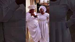 Wahala - Aunty Sidi and Tosin Olaniyan in white garment church