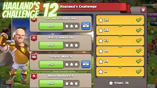 Easy 3 star ⚽ Haaland's challenge The Impossible Final ll clash of clan