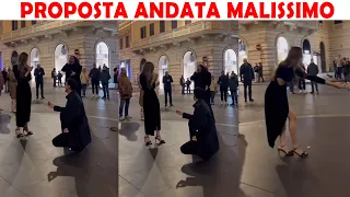 Proposta di matrimonio a Roma finisce malissimo VIDEO