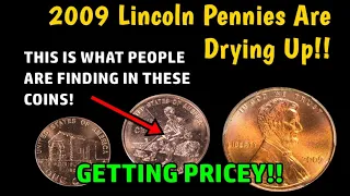 2009 Lincoln Pennies Disappearing From Change! - Major Coins Worth Money!