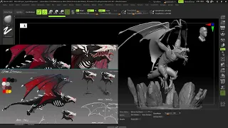 Grimm Wyvern - 3D Model