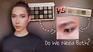 GLAM VS. MINI GLAM REVIEW, SWATCHES, COMPARISONS, DEMO TUTORIAL - NATASHA DENONA EYESHADOW PALETTES