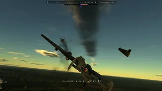 Победил всех врагов на Bf 110 в РБ. War thunder