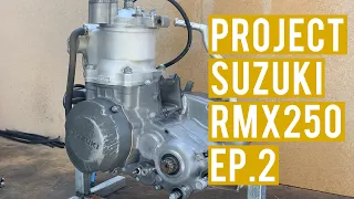 Suzuki RMX250 Rebuild Ep.2 (bike teardown)