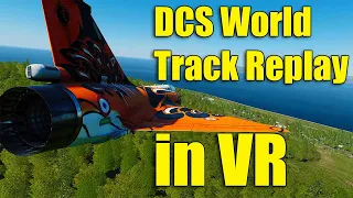 DCS World Track Replay is so good for VR! Mirage 2000 vs F-18 Hornet Dogfight