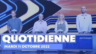 Emission Quotidienne du Mercredi 12 octobre 2022 - Questions pour un Champion