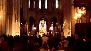 Grand organ in Notre Dame Paris