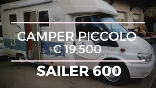 SIETE ALLA RICERCA DI UN CAMPER COMPATTO MA SPAZIOSO? ECCOLO QUI ! RIMOR SAILER 600 anno 2003