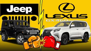 Off-Road Battle: Jeep Wrangler VS Lexus GX460