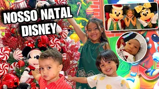 FOMOS SURPREENDIDOS NO NATAL COM A MINNIE E O MICKEY * ganhamos muitos presentes*