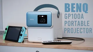 BenQ GP100A USB C Projector Review | Best Portable Projector for Movie watching & Nintendo Switch