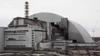 Chernobyl. Official opening new confinement