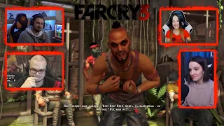 Реакция Летсплейщиков на Разговор с Ваасом | Far Cry 3