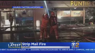 4 Units Damaged In Cudahy Strip Mall Fire