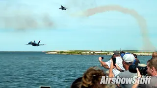 Blue Angels LOW Over The Lake!