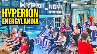 HYPERION - Front Row & Back Row Ride, Energylandia, Horizon-Locked