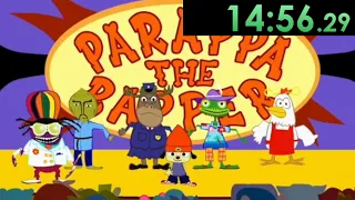 So I got the world record for Parappa The Rapper...