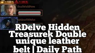 [Delve Hidden Treasure] Double unique leather belt | Daily Path of Exile Highlights