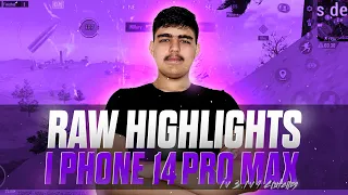 RAW HIGHLIGHTS ❤️•IPHONE 14 PRO MAX 🤡 90 FPS •1v3 1v4 Clutches | FuryNub