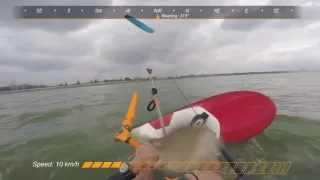 Kite Foiling with Windsurfers at D'Island (Puchong) Malaysia