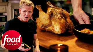 Gordon Ramsay & Daughter Prepare A Christmas Roast Chicken | Gordon Ramsay's Festive Home Cooking