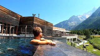 The Best Spa in ALL OF EUROPE | QC Terme | CHAMONIX, FRANCE