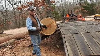 How Do YOU Load Big Logs Without A Loader OR Team Of Horses